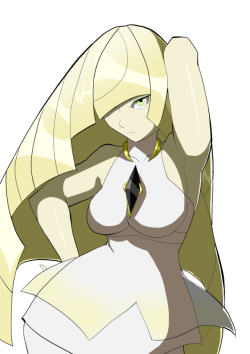 geo-tempest: one more lusamine drawing.This month was difficult, hard to get anything started. mama2 &lt; |D’‘‘‘