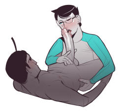 james-ab-nsfw:  2014JAN16 [X]  Huh, wasn&rsquo;t expecting more Homestuck after the Magic Trick. But I approve!  :D