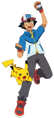 mezasepkmnmaster: Commission by Hollylu. Ash Ketchum with his Unova and Kalos outfits, aged up the way Ash should’ve been. He begins his Unova journey at 16 and Kalos at 17. If only, right? 