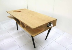 cybergata:  © LYCS architecture  Cat Table designed to keep your cat off you keyboard.  Via TreeHugger 