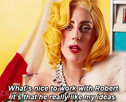 ladyxgaga:  Lady Gaga on working with Robert Rodriguez in ‘Machete Kills’.  