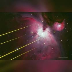 Nebula with Laser Beams #nasa #apod #twan #eso #paranalobservatory #atacamadesert #orion #nebula #orionnebula #laser #lasers #atmosphere #optics #telescope #interstellar #milkyway #galaxy #universe #space #science #astronomy