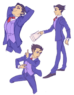 prospectkiss: pastryotism:  the waistcoat is straight fire tbh capcom should just release a dlc skin of phoenix w/o his jacket   Mmm. Yes. Yes they should. Cute art! Love the poses. 