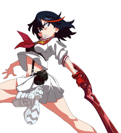 vicvondoombwhahaha:  wishless-grace:  Senketsu changes color according to your blog. (He’s learned the art of camouflage!)  FLORAL SENKETSU YES