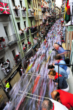 The memory of it is just a blur (Encierro, or the “Running of the Bulls”, Pamplona, Spain)