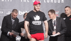 davidmuhn:  Boxer David Allen has enlarged himself over the last few years, I think pumping and injections have been used to get this big bulge. He is a known pumper but this is huge.