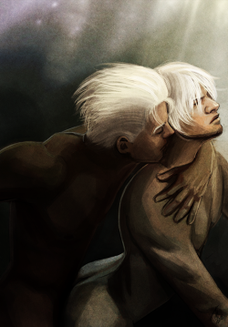 augmented-mind: For sharonsparda I promised Vergil having his way with Dante