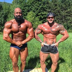 bodybodyman:  Cedric Doyon (right)