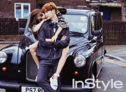 pienocchio:             Lee Jong Suk &amp; Park Shin Hye in London for Instyle magazine          #dead