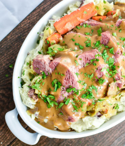 foodiebliss:  Slow Cooker Corned Beef and Cabbage with Dijon Stout GravySource: Cooking And Beer