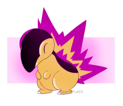 furrett:  i did an art trade with a friend on deviant art and they wanted a shiny cyndaquil from G/S/C! i’ve always wanted to do one of these types of drawings so it was a lot of fun to do 