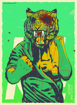 pixalry:  Hotline Miami Poster Set - Created by Jacob Briggs Available for sale on RedBubble.