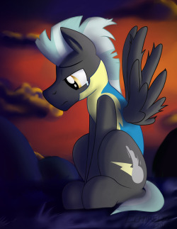 Thunderlane ponders&hellip; yeah, just an attempt at more painting i guess. hope you like~