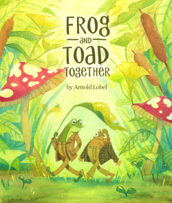 jamiemgreenart: Re-illustration of one of my favorite children’s books: frog and toad together! everyone’s favorite married couple.