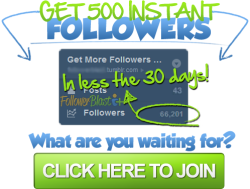 Plugging was getting SO OLD and I wasnt getting ANY results, until I found this.. If you want followers, REBLOG THIS AND JOIN RIGHT NOW!Click here and enter your username for an instant 500 followers!