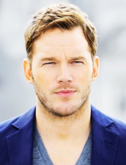 chrisprattdelicious:  Chris Pratt attends the ‘Guardians of the Galacy’ photocall on July 25, 2014 in London, England. 