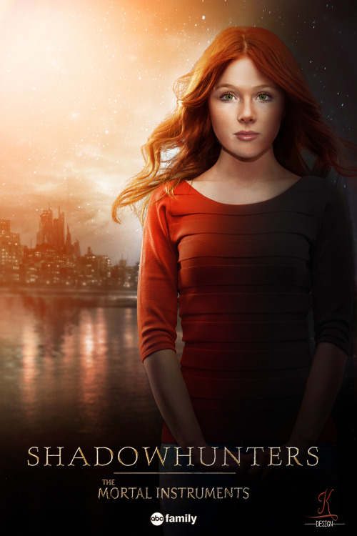 Shadowhunters FanMade PosterWith Molly Quinn as Clary Fray