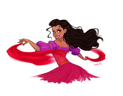 squeegool:  late post of Esmeralda (played by Ciara Renee) from the Disney’s The Hunchback of Notre Dame the musical.  