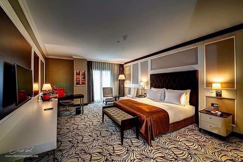Luxurious hotel suite
