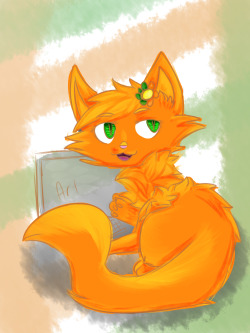  the-space-mage: do you take fan art because- i read your little bio and think this  omg is that me as a cat bahah that’s cute!! thank you ; )