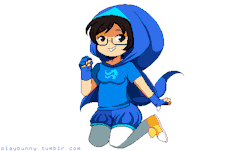 Commission for skippythekangaroo ! A pixel sprite of their god tier c: Usual commission plug here uvu
