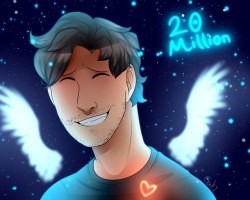 gamerwolf17:  Congratulations on 20 million subscribers, Mark! You deserve every single one! Never forget how much we care about you! &lt;3  I never will forget!