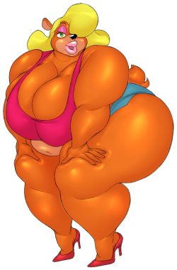 ffuffle:I made a super extra THICK Tawna. You’re welcome! 
