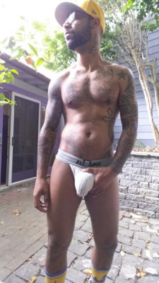 dominicanblackboy:  A sexy intimate moment wit hot fat hairy ass and fat delicious grown man dick Kory Mitchell!😍
