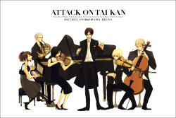rivaillexmikasa:  Attack on Titan orchestra by もか 