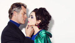 True romance: Helena Bonham Carter and Dominic West as Burton and Taylor Helena Bonham Carter and Dominic West are to star in a new film about Elizabeth Taylor and Richard Burton. In an exclusive fashion shoot for the Guardian, the actors get back into