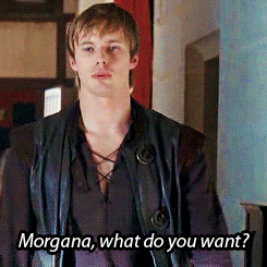 searedontomyhearts:  Merthur AU Part 19 Morgana gets to Arthur first and tells him that she knows about his relationship with Merlin. (All the parts) 