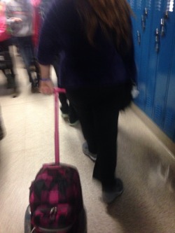machete-dont-eat-ass:alexineyorksicle:lifewithanorwegianfjord:THIS GIRL AT MY SCHOOL HAS A ROLLING BACKPACK AND SHE LIKE ZOOMS DOWN THE HALLWAYS AND CUTS PEOPLE OFF AND IT IS LITERALLY A RITE OF PASSAGE TO BE TRIPPED BY THIS GIRL AND HER BACKPACK LIKE