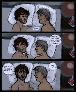 domusquedarius:  So Ro and I like to play this game with quotes called “Hannibal or Twilight” in which there is no real winner, only the dawning realization that our show definitely has a lot in common with a young adult vampire romance 