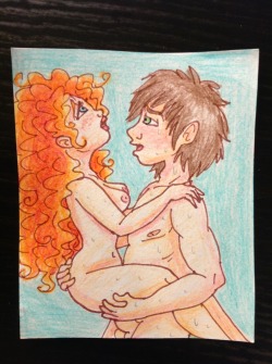 Merida and Hiccup