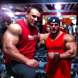 londonboy45:  drwannabe:  Nick Trigili and Anthony Marchione  I’d really be happy if the smaller dude was lifted over the other guy’s head.  
