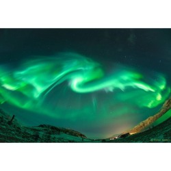 Dragon Aurora over Norway #nasa #apod #marcobastoni #aurora #dragon #dragonaurora #coronalhole #electrons #protons #ions #magnetosphere #atmosphere #oxygen #auroralcurtain #tromsø #norway #sun #solarsystem #space #science #astronomy