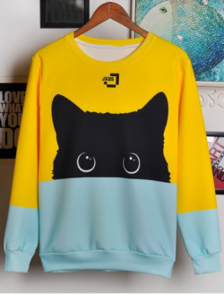 its-ayesblog: Kawaii Animal Sweatshirts &amp; Hoodies (Up to 71% off)  Cat &gt;&gt; Cat  Shark &gt;&gt; Giraffe  Fish &gt;&gt; Paw  Squirrel &gt;&gt; Cat  Dog &gt;&gt; Rabbit So cute, don’t miss them! 