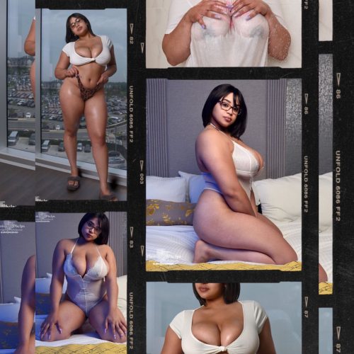 Are you following @yomyskn0ckers  @milky_yomy , these images were from our first shoot so obviously before her new more voluptuous post baby Super Saiyan BustLine. So go follow her work. #photosbyphelps #bigbust #latina #curvy #viralmodel #cleavagefordays