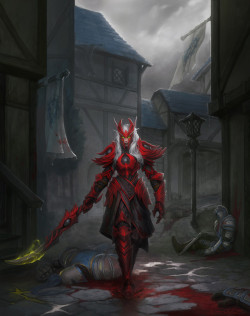 wearepaladin: Blood Knight by  Matthew McKeown   “We will prove ourselves the True Masters of the Light” 