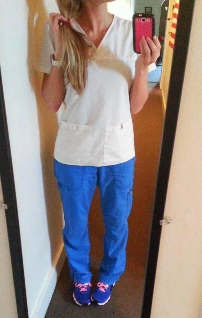Nurse at work selfies