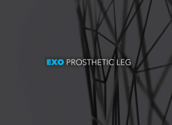 worclip:  EXO Prosthetic Leg by William Root  By bypassing the traditional laborious methods of producing a prosthesis with modern automated technologies, the Exo is able to be much more affordable and attractive than typical prostheses.  
