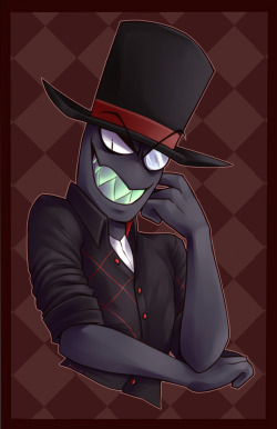 kodinami: I am in love with this series and all these characters, and freaking Black Hat took my heart immediately! Did a painting of dress casual Black Hat as a bit of a gift for @snow-ish, along with some expression doodles and a bonus Flug!~