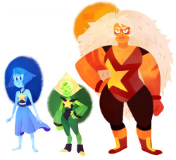 kittenpillar:  AU where homeworld gems are the crystal gems and the crystal gems are  homeworld gems trying to take over earth (led by rose quartz) also in  this au jasper loves to weight lift and is sweaty all the time OKAY 