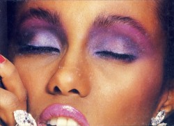 a-state-of-bliss:Vogue Deutsch 1982 - Iman by Albert Watson
