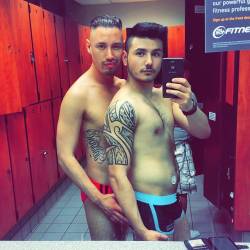 Just finished our workout and cooled down with the hot tub and sauna. #gymrat #fitness #health #gaymuscle #gay #gayman #gaymen #gaylove #gaylovers