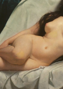 greuze:  Kenyon Cox (1856-1919)Brune (Detail)Oil on canvas, 1888 