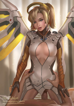 hoobamon: Mercy Support me on Patreon and get NSFW images!www.patreon.com/hoobamon NSFW preview : https://www.patreon.com/posts/9213581December Package is now released! Gumroad link : gumroad.com/hoobamonRewards 10&amp;11 - 2B, Queen, Ahri- Sona, Jinx