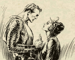 Flash Gordon and Dale Arden illustrated by Alex Raymond