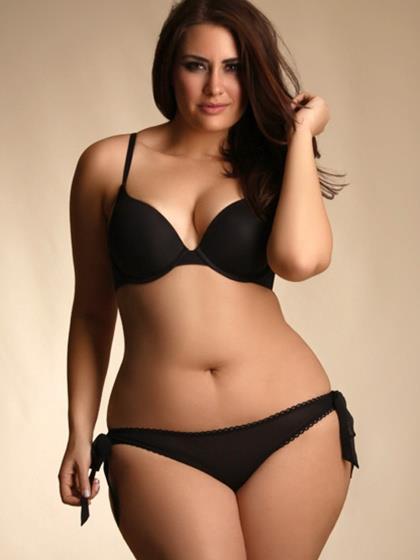 Poster size curvy women body