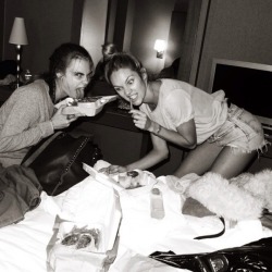 in-voguee:  unyouthy:  rookieriot:  urbanoutcasters:  the fact that they ate burritos and french fries the night before the victoria secret fashion show and looked that good…  the heck  cheat day  how can you not reblog this 